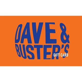 $25.00 USD Dave&Busters Gift Card 