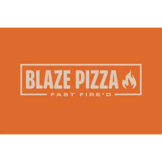 $18.00 USD Blaze Pizza Gift Card
