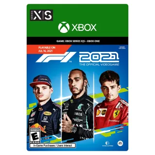 F1 2021 [Microsoft Xbox One, X|S] [Full Game Key] [Region: U.S.] [Instant Delivery]