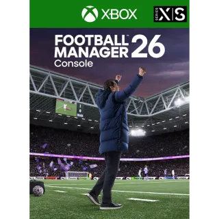Football Manager 26 [Xbox One, Series X|S, PC/Windows] [Xbox Live Game Key] [Region: U.S.] [Instant Delivery]