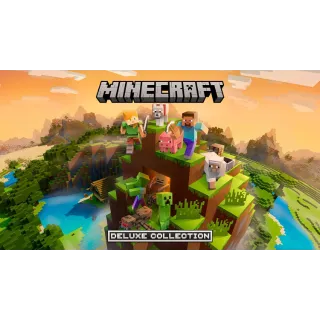 Minecraft Deluxe Collection [Nintendo Switch] [Full Game Key] [Region: U.S.] [Instant Delivery]