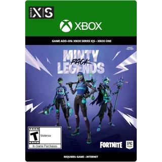 Fortnite Minty Legends Pack (Includes 1000 V-Bucks) [Xbox One, Series X|S] [Xbox Live DLC Key] [Global] [Instant Delivery]