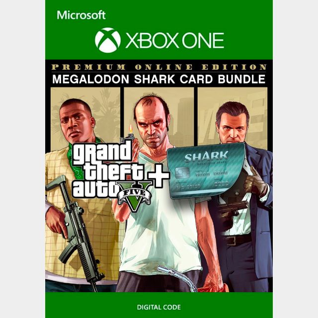 Grand theft auto v premium edition и платежная карта белая акула