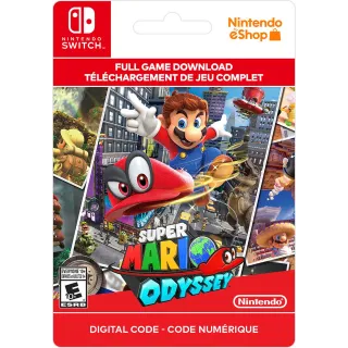 Super Mario Odyssey [Nintendo Switch] [Full Game Key] [Region: U.S.] [Instant Delivery]