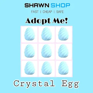 9x Crystal Egg | Adopt Me