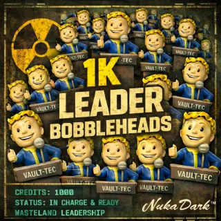 1000 Bobblehead Leader (5% XP for 1 hour)
