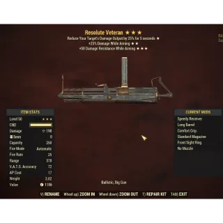 Resolute Veteran(Survival Weapon)