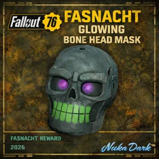 Glowing Bone Head Mask