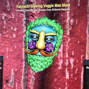 glowing veggie man