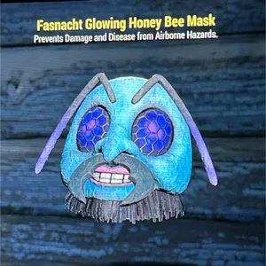 glowing honey bee