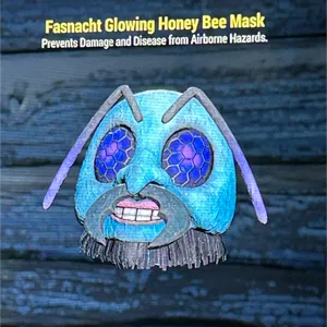 glowing honey bee