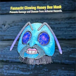 glowing honey bee