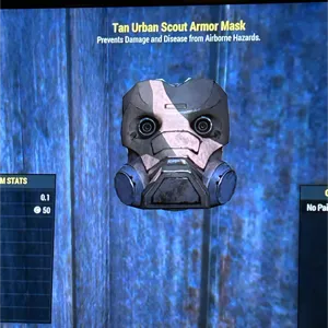 tan urban scout mask