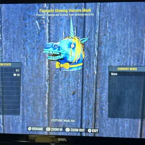 glowing unicorn mask