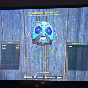 Glowing Honey Bee Mask