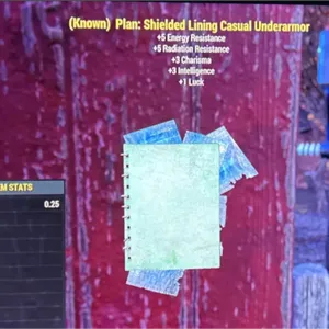 Shielded lining casual