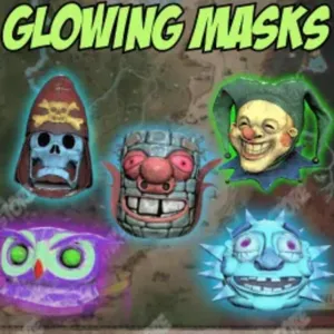 2025 glowing mask set