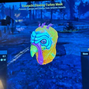 glowing turkey mask