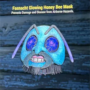 glowing honey bee