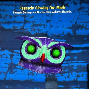 Glowing owl mask