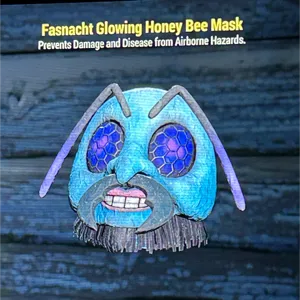 glowing honey bee