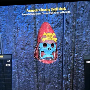 glowing skull