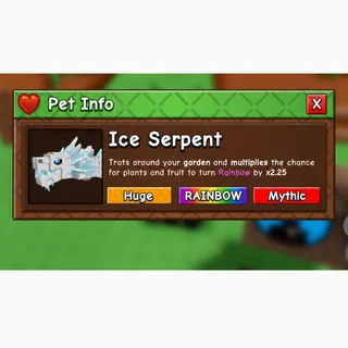 rainbow ice serpent huge(DESCRIPTION
