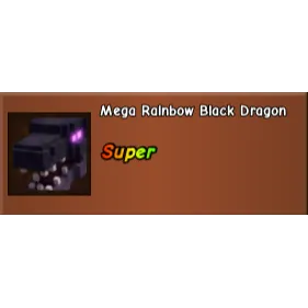 Mega Rainbow Black Dragon(READ DESC)
