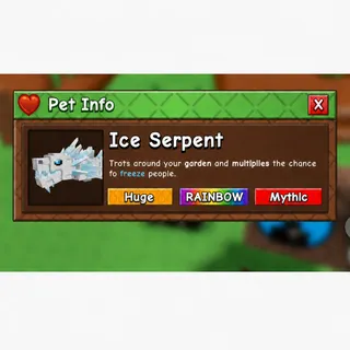 rainbow ice serpent huge(DESCRIPTION