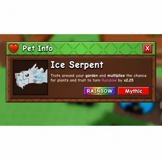 rainbow ice serpent(READ DESCRIPTIO)