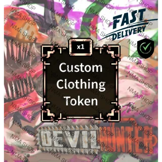 Custom Clothing Token | DEVIL HUNTER | NMA SHOP