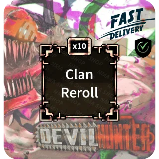 x10 Clan Reroll | DEVIL HUNTER | NMA SHOP