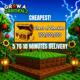 100M SHECKLES GROW A GARDEN +2.5M FREE