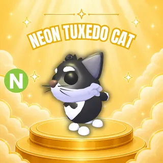 NEON TUXEDO CAT
