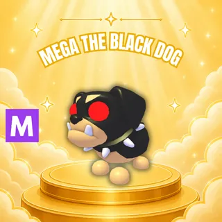 MEGA THE BLACK DOG