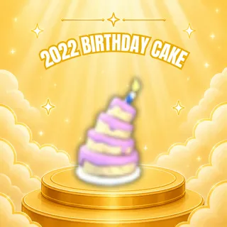 2022 BIRTHDAY CAKE
