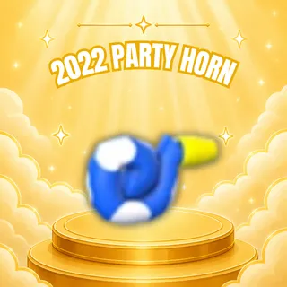 2022 BIRTHDAY PARTY HORN