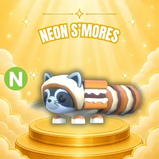 NEON S'MORES RACOON