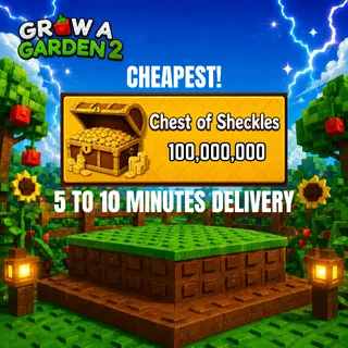 100M SHECKLES GROW A GARDEN +2M FREE