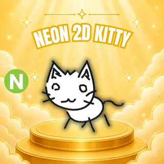 NEON 2D KITTY
