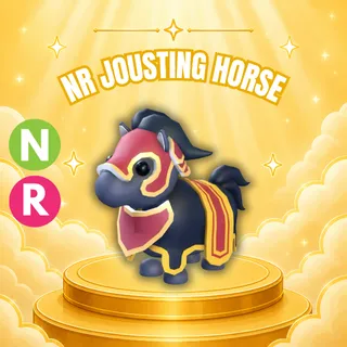NEON RIDE JOUSTING HORSE