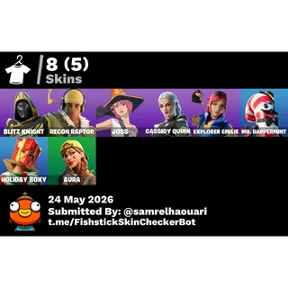 [PC/XBOX/PSN] ⚡ LEVEL 159 ⚡ 8 SKINS ⚡ 27 BACKPACKS ⚡ 20 PICKAXES ⚡ CLEAN ACCOUNT | FULL ACCESS ✅