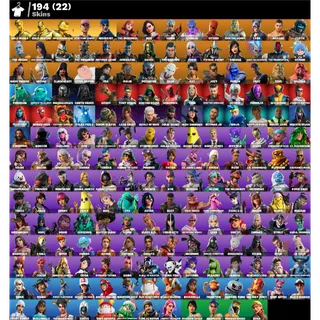 194 Skins | OG STW | Era | Omegarok | Raz | Nezumi | Malik | Sentinel | Blackheart | 2400 VB