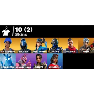 🔥 BLUE TEAM LEADER + SULTURA + CLOUD STRIKER + TRILOGY 🔥 17 EXCLUSIVES 🔥 10 SKINS 🔥 FULL ACCESS ✅
