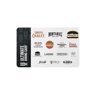 $17.25 CAD Ultimate dining CANADA gift card 