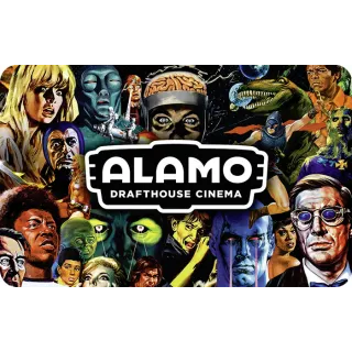 $100.00 USD Alamo Drafthouse cinema gift card