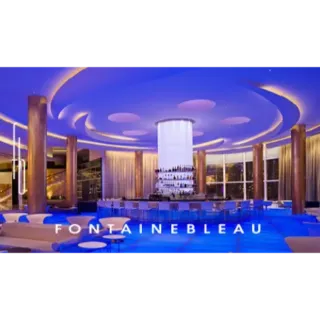 $225.00 USD Fontainebleau Miami Beach Gift Card 