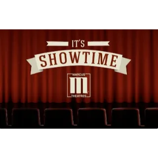 $12.52 USD Marcus Theatres Movie Gift Card