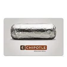 $10.00 USD Chipotle e-gift card