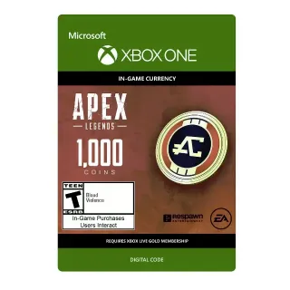 APEX Legends: 1,000 Coins - Xbox Series X|S/Xbox One (Digital)